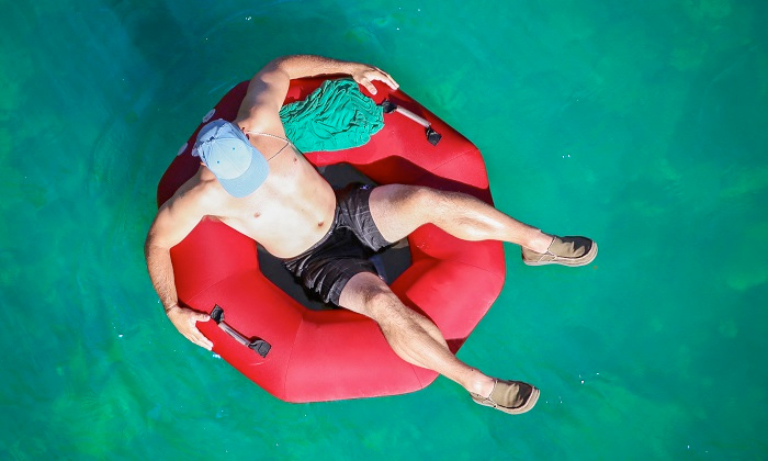 Floating on the Snoqualmie River near our vacation rental, an example of the local activities accessible with our professional rental management.